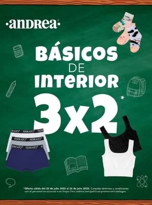 Catálogo ANDREA Básicos de Ropa Interior 2025